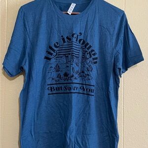 Blue Graphic T-Shirt